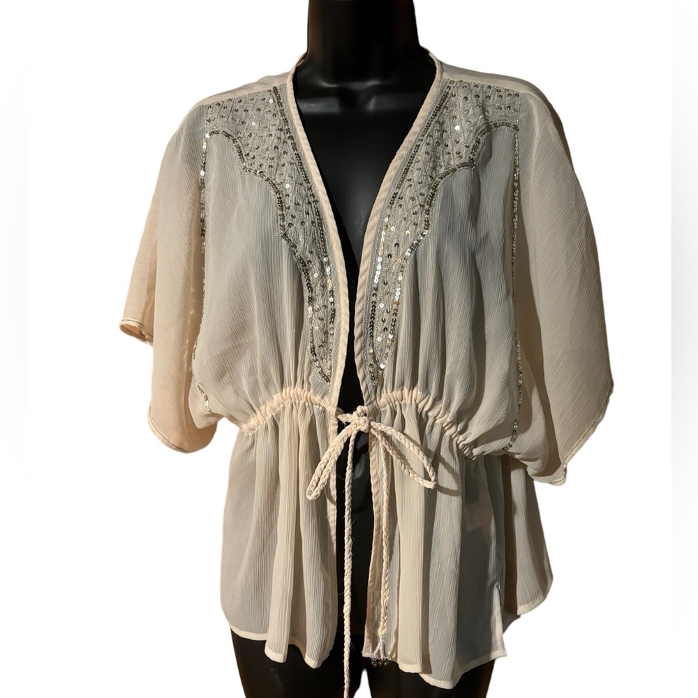 Andrew & Co over blouse size medium